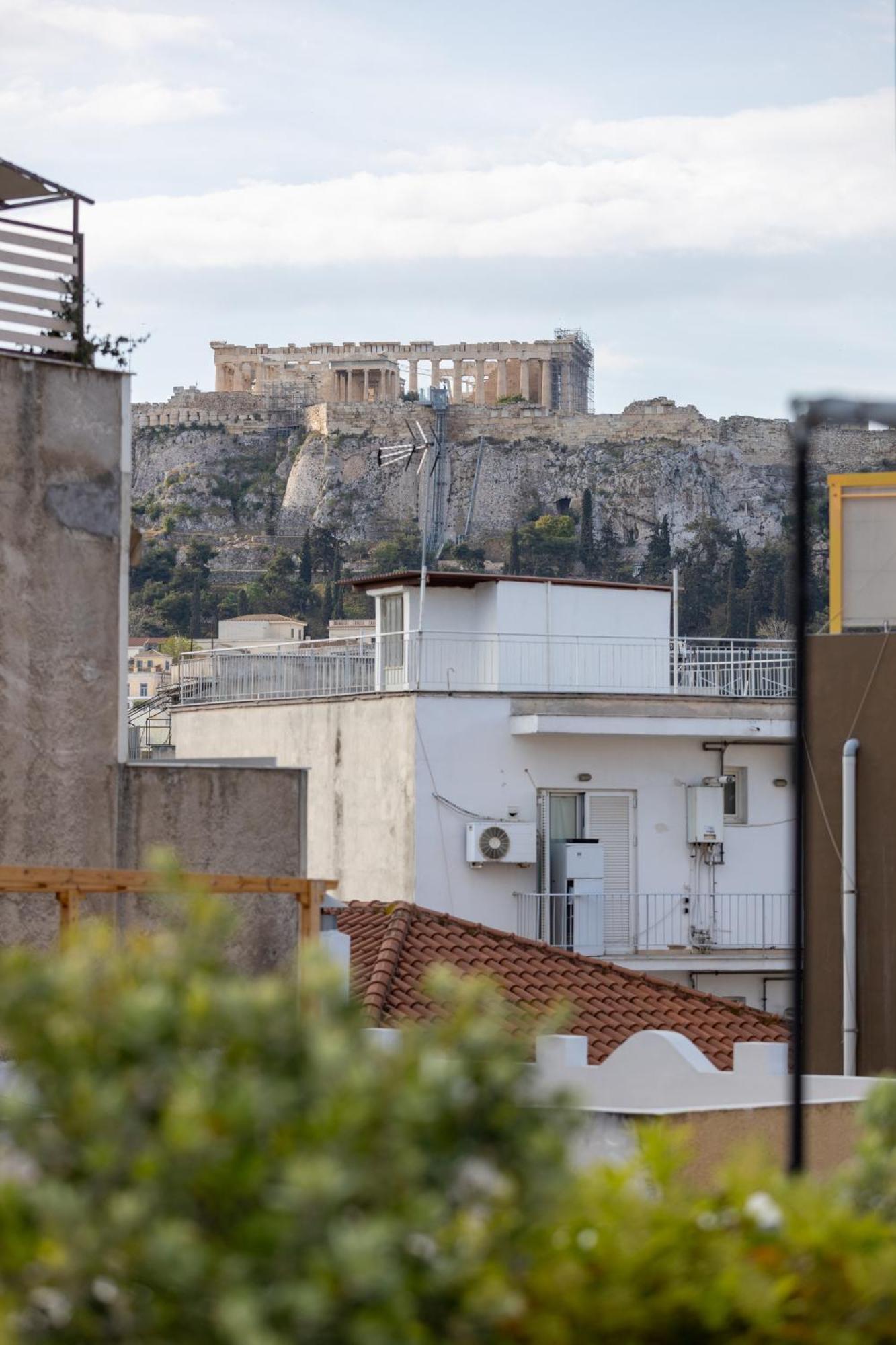 85 Sqm In The Heart Of Athens Shared Rooftop Deck Exterior photo